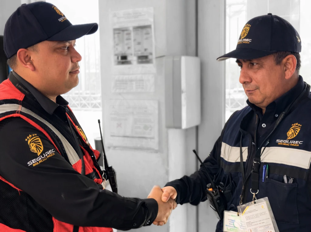 Servicios de seguridad SEGUREC - Personal en acción